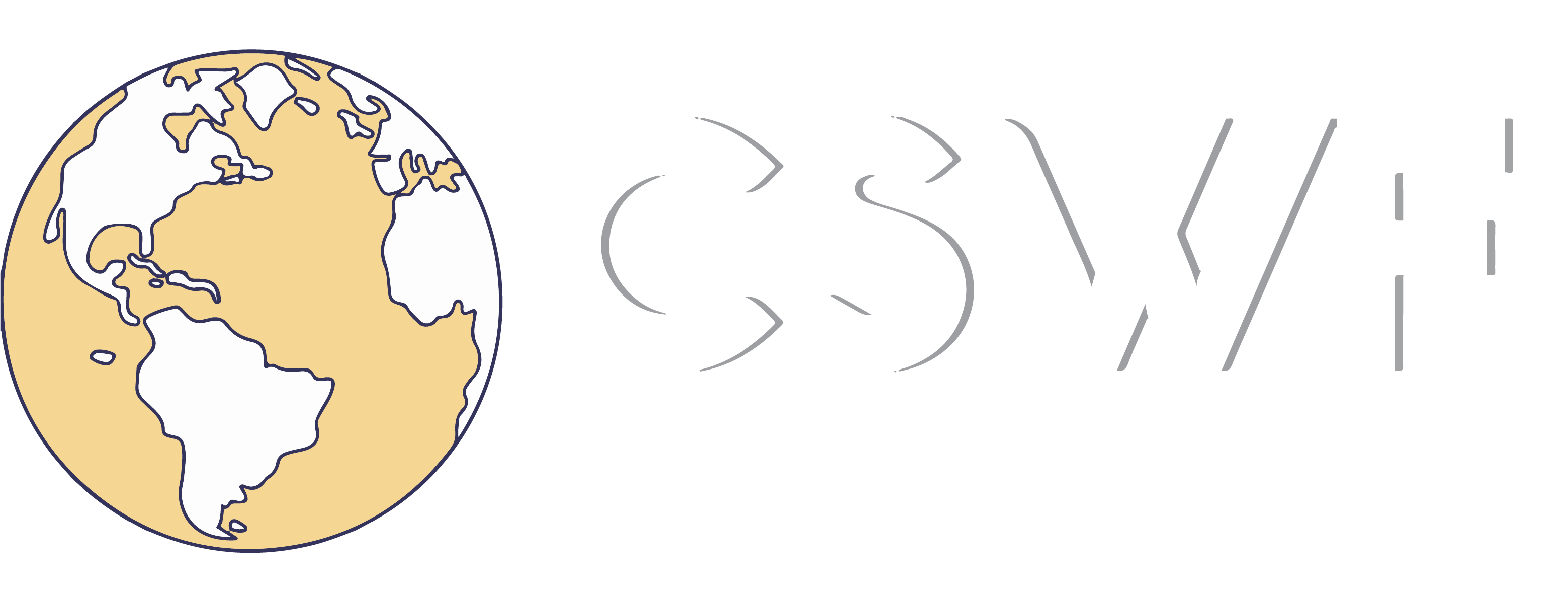 CSWF Logo in white<br />
